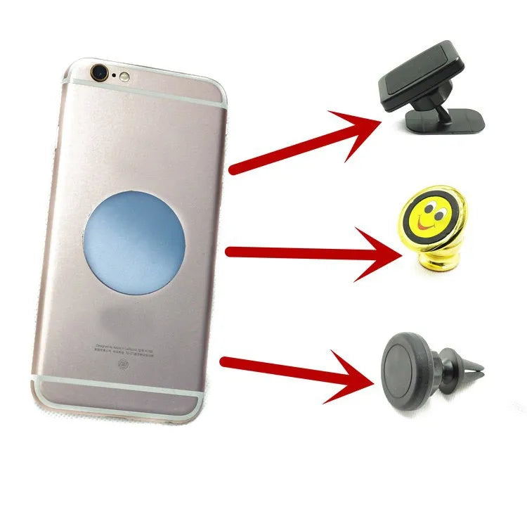 100pcs 10mm 15mm 20mm 25mm 30mm 35mm 40mm Metal Plate disk iron sheet for Magnet Mobile Phone Holder Car Phone Stand holders