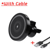 Magnetic Wireless Charger Car 360 Rotation Air Vent Phone Holder Stand Fast Charging Mount For iPhone 17 16 15 14 13 12 Pro Max