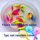 Children's 10Pcs/Set Kawaii Simulation Rubber Goldfish Baby Bath Water Play Games Toys for Kids Toddlers Bathing Shower Gifts