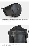 Rhinowalk Bicycle Handlebar Bag 1.6L Insulated Water Bottle Bag Cycling Front Tube Bag Commuting Morandi Color Shoulder Pack
