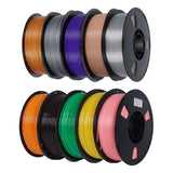 PLA Filament 1.75mm 5kg 10kg 3D Printer Filament Standard 1kg/roll Plastic Spool PLA Black Mix Color Print Material Free Shippin
