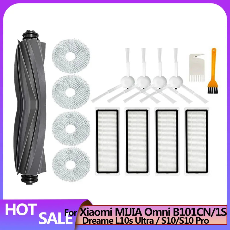 Dreame L10s Ultra/L10 Ultra Accessories S10 Pro Xiaomi MIJIA Omni 1s B116 X10+ Part Dust Bag Mop Cloth filter Brush