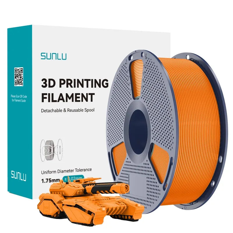SUNLU 1KG High Speed PLA 3D Printer Filament 1KG 1.75mm ±0.02MM High Flow Speedy 3D Printer Filament Designed for Fast Printin
