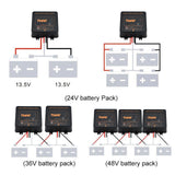 PowMr 24V 48V Battery Equalizer Voltage Balancer for Lead Acid, Lithium Batterries Series-Parallel Connected Charge Controller