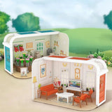 mini supermarket shopping games dollhouse furniture accessories Intellectual education toys for kid family interaction toys