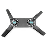 1-5PCS Air-cooling Laptop Cooler Bracket USB Powered Cooling Dock Laptop Cooling Pad 2 Fan for Notepad Universal PC Computer