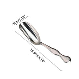 Stainless Steel Long Handle Teaspoon Measuring Shovel Spoon Vintage Loose Leaf Tea Scoop Coffee Bean Scooper Kitchen Sugar