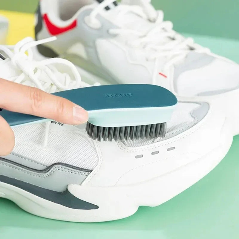1pc Shoe Cleaning Brush Plastic Clothes Scrubbing Brush Household Cleaning Tool Multi-functional Commercial Washing Brush