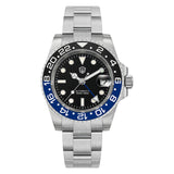 Watchdives WD16760 V2 GMT Watch NH34 Automatic Movement Sapphire Luminous Watches Stainless Steel 300m Waterproof Wristwatch