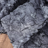 Metallic Crackle Bronzing Fur Fabric Bronzed Woolen Plush Designer Fabric For Diy Sewing Dress Coat Shawl Bag Sofa Material