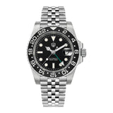 Watchdives WD16760 V2 GMT Watch NH34 Automatic Movement Sapphire Luminous Watches Stainless Steel 300m Waterproof Wristwatch