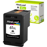 NineLeaf High Yield Ink Compatible for HP 61XL 61 XL CH563W CH564W Ink Cartridge use with Envy 4500 5530 Officejet Printer