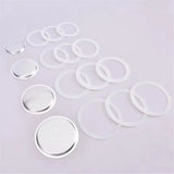 1 Set, 3pcs Silicone Gaskets and 1pc Aluminum Filter Moka Pot Coffee Bottle Replacement Compatible with 3/6/9/12 Cup Moka Expres