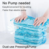 Home Vacuum Storage Bags for Clothes Blankets Pillow Travel Storage Compression Bag Clothes Organizer Space Saver Bag