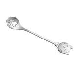 Creative Cat Claw Spoon Ice Cream Cake Dessert Teaspoon Scoops Tableware Kitchen Accessories Stainless Steel Coffee Mixing Spoon