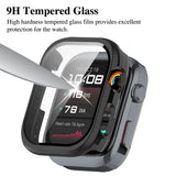 Tempered Glass+PC Case for Huawei Watch D2 Screen Protector Anti-scratch Bumper Protective Cover for Huawei Watch D2 Accessories