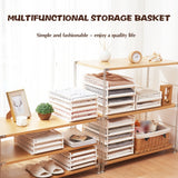 Bedroom Storage Shelves Wardrobe Closet Layered Partitions Home Drawers Organizer Stackable Storage Box Space Separation Tool