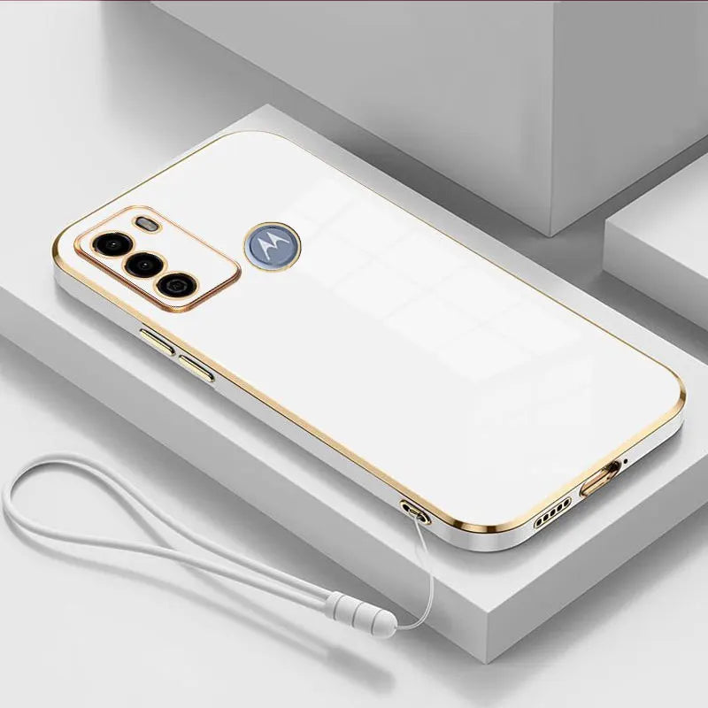 For Motorola Moto G60 Case Moto G60 Phone Case Moto G40 Fusion g60 Luxury Square Plating ShockProof Silicone Back Cover Cases