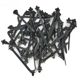 25pcs Self-Locking Nylon Cable Ties Car Hose Fastening Zip Strap Nylon Tie Wrap Cable Fixed Fastener Clips for Automotive