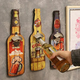 Bottle Opener Restaurant Wall Creative Decoration Item Bar Restaurant Barbecue Shop Hanging Piece Unique Bottle Opener