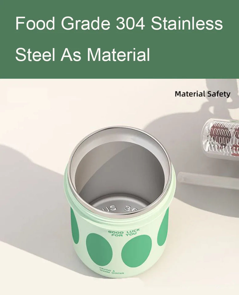 Stainless Steel Tea Cup with Infuser and lid 550ml Tea Office Mug Tumbler with Lids and Straws Portable Coffee Travel Mug Cups