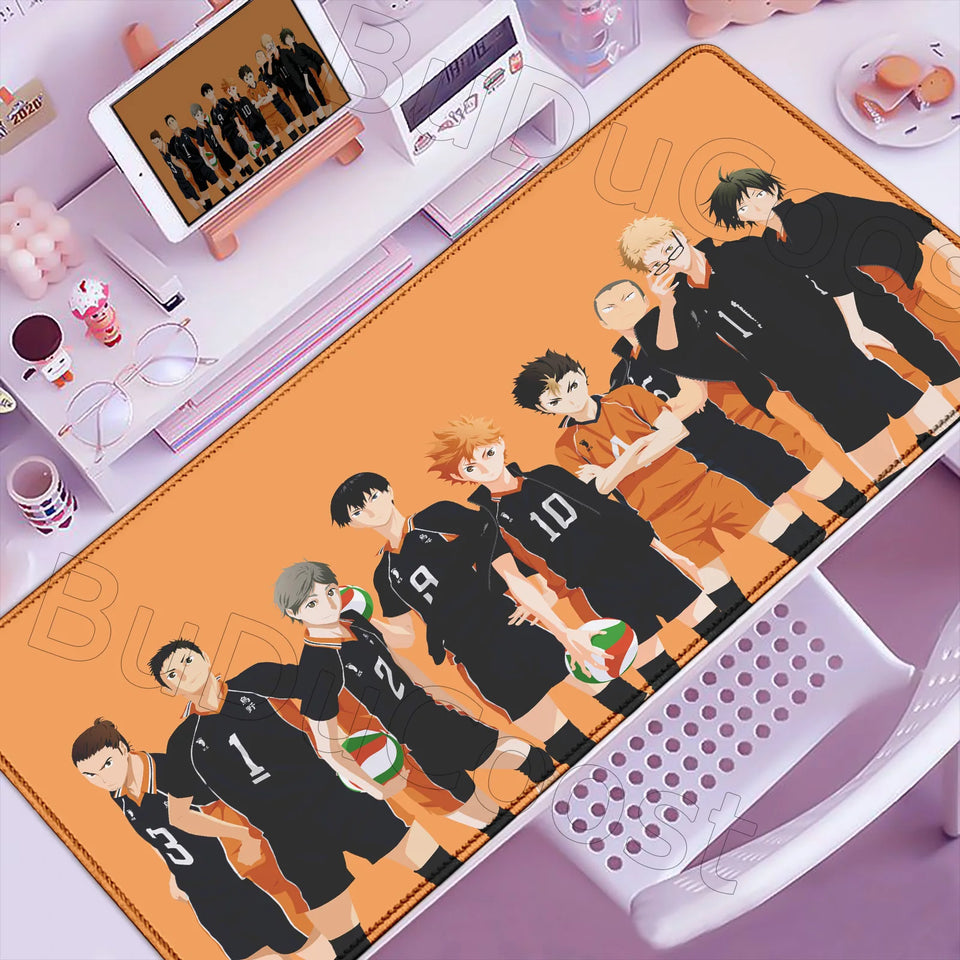 2026 New Arrival Cool Mouse Mat Anime Haikyuu Mause Pad Anime Gaming Large Cabinet Kawaii Mousepad Xxl Desk Cute Pc Carpet Mats