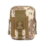 Molle Pouch Belt Waist Pack Men Small Pocket Survival Tool Bag for Running Travel Camping Hunting Airsoft