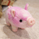 23cm Simulation Lovely Pig Plush Toy Stuffed Soft Huggable Pillow Home Ornament Birthday Gifts
