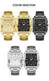 LIGE Fashion Business Watch Men Square Sport Waterproof Watches For Men Top Brand Luxury Military Quartz Chronograph Wristwatch