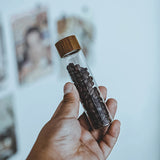 Coffeware Coffee Beans Storage Container Display Rack Tea Tube Bottle Glass With Breathable Lid Espresso Accessory Tool Barista