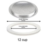 Coffee Rubber Sealing Ring Gasket Washer Gasket Replacenent Cups Rings For Moka Pot Espresso Coffee Makers Kitchen Supplies
