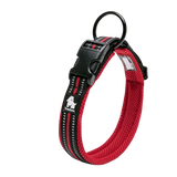 Winhyepet Dog Walking Collar Comfort Padded with Buckle Nylon Traveling Collar Tactical Dog Suplies 11 Colors Size XXS-XXXL