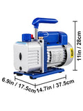 SIHAO 4.8CFM 1/3HP Refrigeration Vacuum Pump Air Conditioning for Automobile Vacuum Evacuation Car Refrigeration Repair Tools
