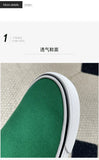 Canvas Shoes Women Couple Slip on Flat Comfortable Casual Shoes Fashion Platform Ladies Vulcanized Shoes Zapatillas Mujer 2025