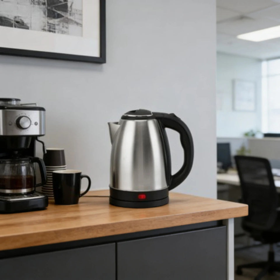 Fast Boil Electric Kettle, 2L Stainless Steel with Auto Shut Off, Hot Water Boiler for Tea Coffee Home Office