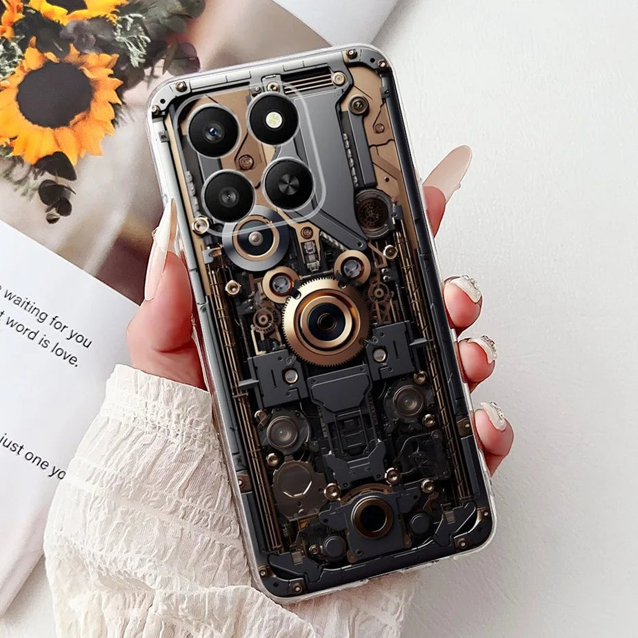 For Honor 400 Smart 5G Case LGN-NX1 Cute Cartoon Painted Cover Soft Slim Phone Case For Honor X7d HonorX7d Honor400 Smart Fundas