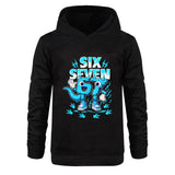 Kids Clothes Steal a Brainrot Six Seven 6-7  Baby Girls Hooded Sweatshirt Pants 2pcs Set Boys Autumn Pullover Tracksuits 5192