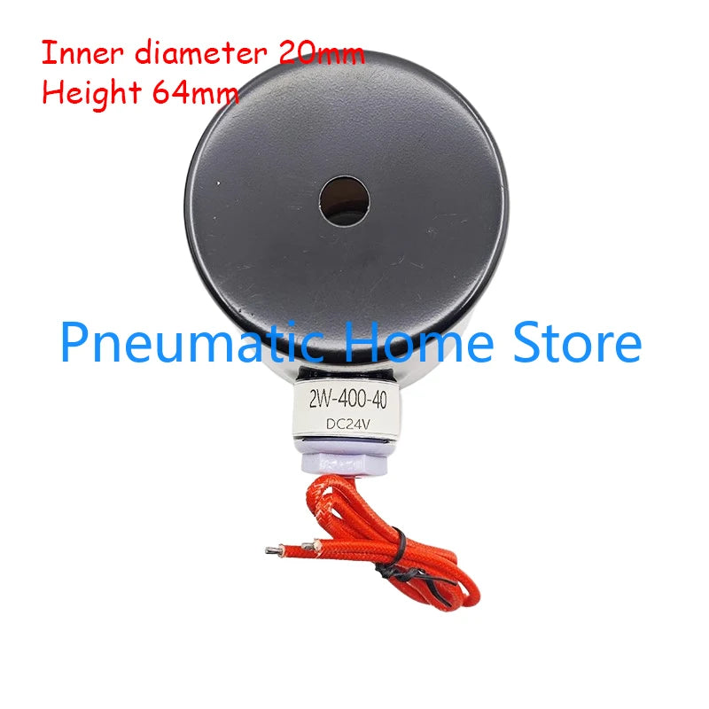 Solenoid Valve Coil for 2W-160-15 2W-200-20 2W-250-25 2W-400-40 2W-500-50 Series Water Valves AC220V DC24V Inner Diameter 16mm