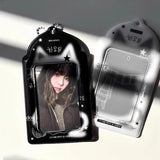 Idol Photocard Holder Photo Album pc holder kpop Protector Sleeves Keychain for Bag Poka Supplies Photo Decoration Cardholder