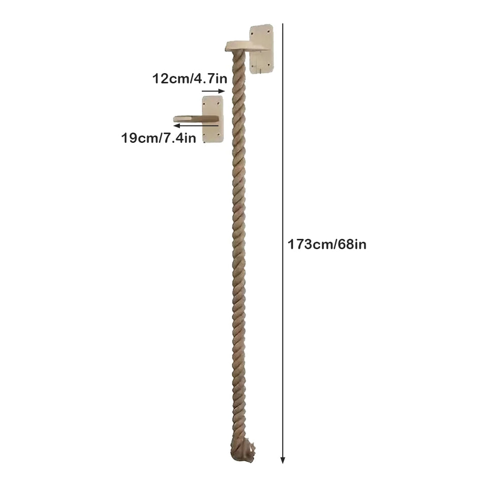 Cat Climbing Rope Wear Resist Climbing Training Rope Reusable Claw Grinding Tool for Cat Furniture Scratcher Play Equipment