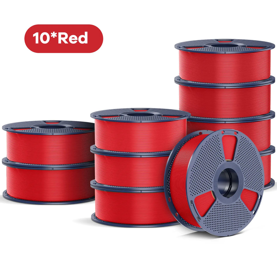 SUNLU Official Filament 10kg PETG filament 1.75mm 1kg/roll 10 Spool 3D Printer Filament PLA/PETG/Silk/ABS/TPU For Bambu Creality