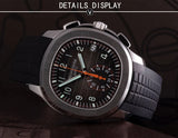 New Arrivals Specht&Sohne Brand Men Quartz Watches 40MM Rose Gold Stainless Steel  Male Functional 5167 Sports Wristwatch 5Bar
