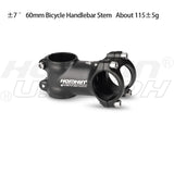 Homehin Adjustable Bicycle Handlebar Stem Ultralight 7/17 Degrees Bike Stems 31.8*45-120mm Positive Negative Vertical Handle