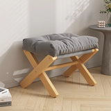 Household Small Stool Foldable Sofa Stool for Living Room Foot Stool Beech Wooden Leisure Low Stool Portable Desk Footrest