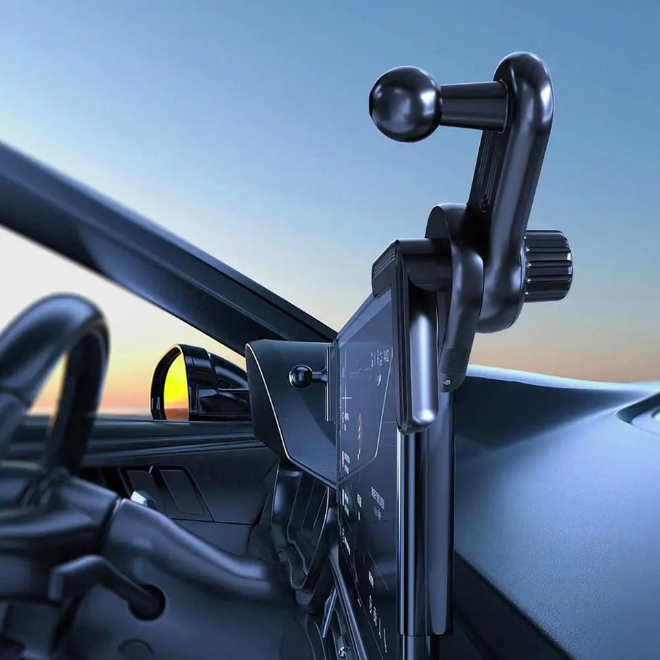 Mobile Phone Holder Base for Car Display Screen Universal 17mm Ball Head GPS Bracket Sticker Base for Tesla Model 3/Y/S/X