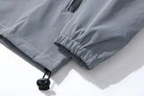 New Couple Night Reflective Clothing Solid Color Jacket Polyester Student Male Class Uniform Trendy Luminous Dancer Jacket