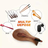 Tray Spoon Pad Cooking Spatula Tableware Holder Wooden Spoon Holder Wooden Spoon Rack Household And Commercial Spoon