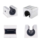 2PCS Linear Guide Rails SBR12 SBR16 SBR20 SBR25 200-2200mm+4PCS UU  Bearing Blocks  for DIY Mills CNC Part - Ship from USA