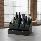 Cologne Organizer For Men, Cologne Holder For Dresser, Perfume Stand, Bathroom Countertop Organizer With Drawers