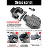 1 Pair Bicycle Folding Rear Pedal Anti Slip Aluminum Alloy Folding Footrest Mountain Bike Foot Pegs Rear Pedals